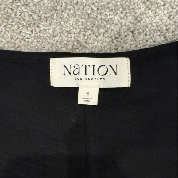 Nation Ltd Womens Mariana Midi Dress Black Size Small Like New - Picture 6 of 11